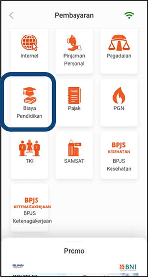 Pilih Biaya Pendidikan